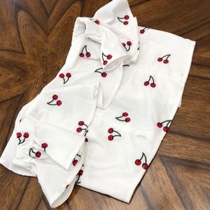 Topshop off shoulder crop top